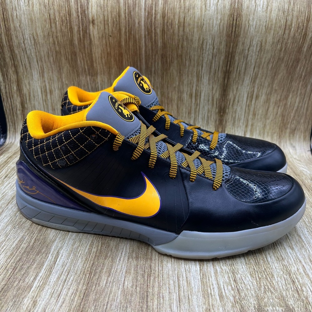 Nike Kobe 4 Protro Carpe Diem Men's Size 17 Black Basketball Shoes AV6339-001